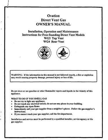 ovation wg4 manual